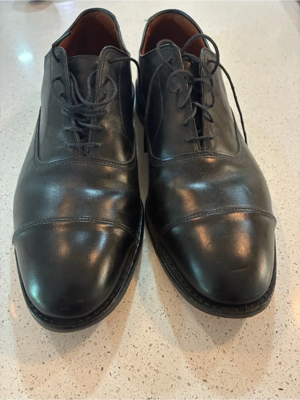Allen Edmonds Park Avenue Toe Oxford Dress Shoes Black Leather Men’s 11 D USA